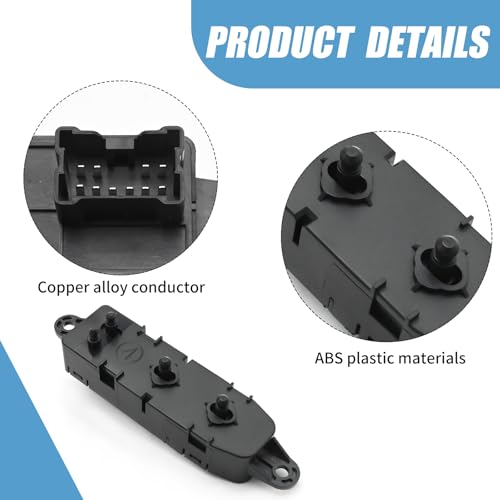 SYOWADA 87016-1AA0A Power Seat Switch Front Passenger Right Side, Replacement for Nissan Murano 2009-2013, Replacement for Nissan Pathfinder 2013 - Image 3