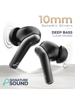 Glory Buds with AI Environmental Noise Cancellation, 10mm Dynamic Drivers, Deep Bass, 20-Hour Playtime, IPX4 Splash & Sweat Resistance, Premium Diamond Cut Design, Bluetooth 5.1, Black - pzsku/Z5DA8D61AD1E95BB4036CZ/45/_/1723623410/9f6e2918-cd0d-4ba9-9eeb-d0d9cf51ef18