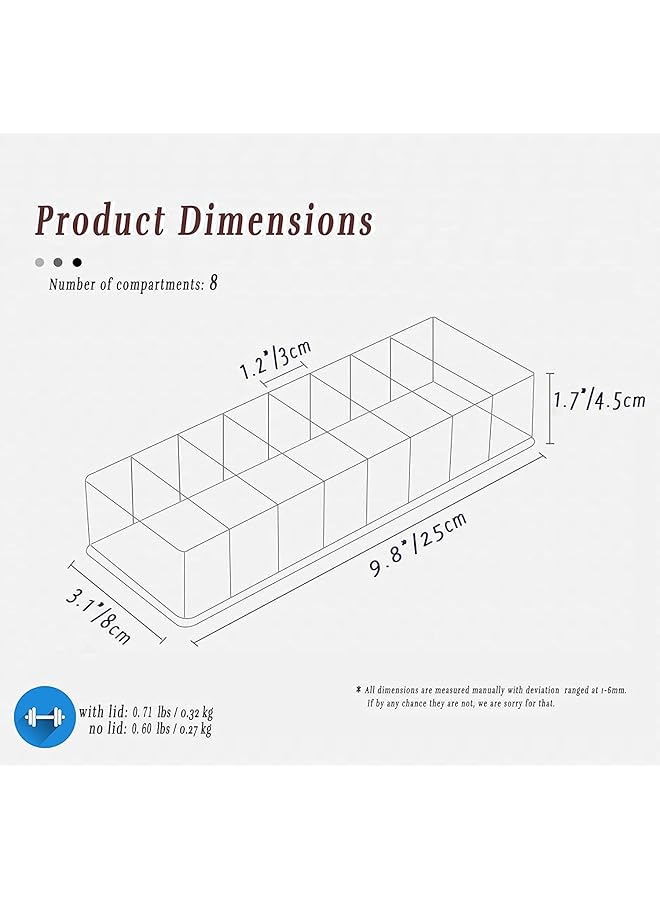 erorex Data Cable Organizer Storage Box With Lid Electronic Cables Organizer Box Transparent Charger Cable Organiser Desk Accessories Storage Organizer Cable Management Tidy With 10 Cable Ties Straps - Image 5
