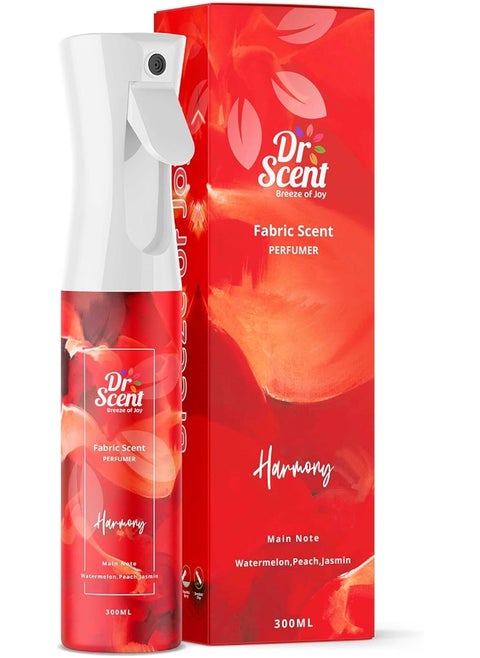Dr Scent Breeze of Joy Fabric Spray Harmony with Fruity Notes Fresh Watermelon, Peach and Ending with sweet Notes Jasmine (300ml)