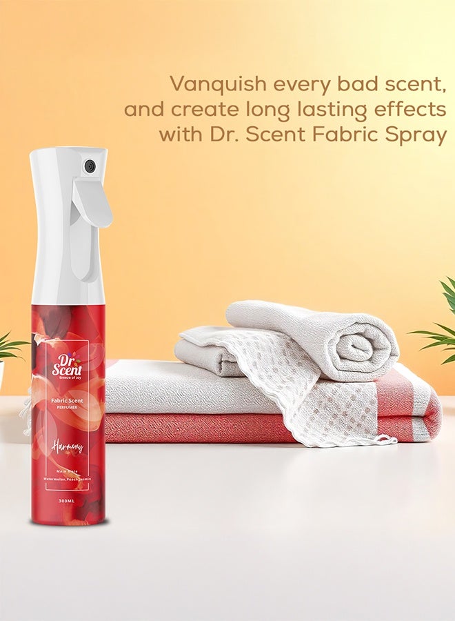 Dr Scent Breeze of Joy Fabric Spray Harmony with Fruity Notes Fresh Watermelon, Peach and Ending with sweet Notes Jasmine (300ml) - Image 3