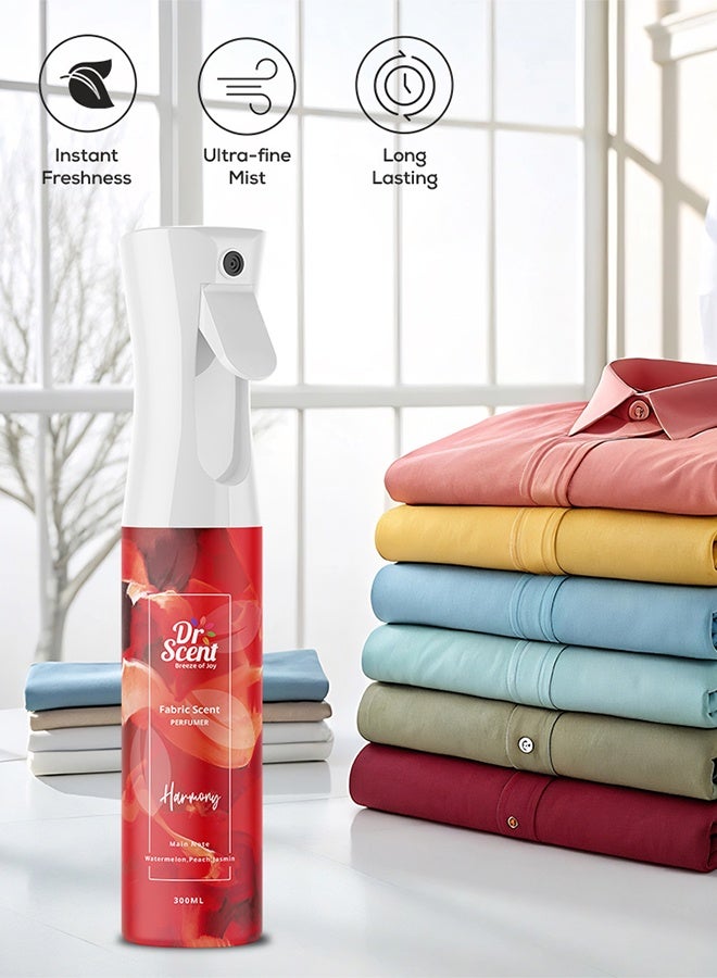 Dr Scent Breeze of Joy Fabric Spray Harmony with Fruity Notes Fresh Watermelon, Peach and Ending with sweet Notes Jasmine (300ml) - Image 5