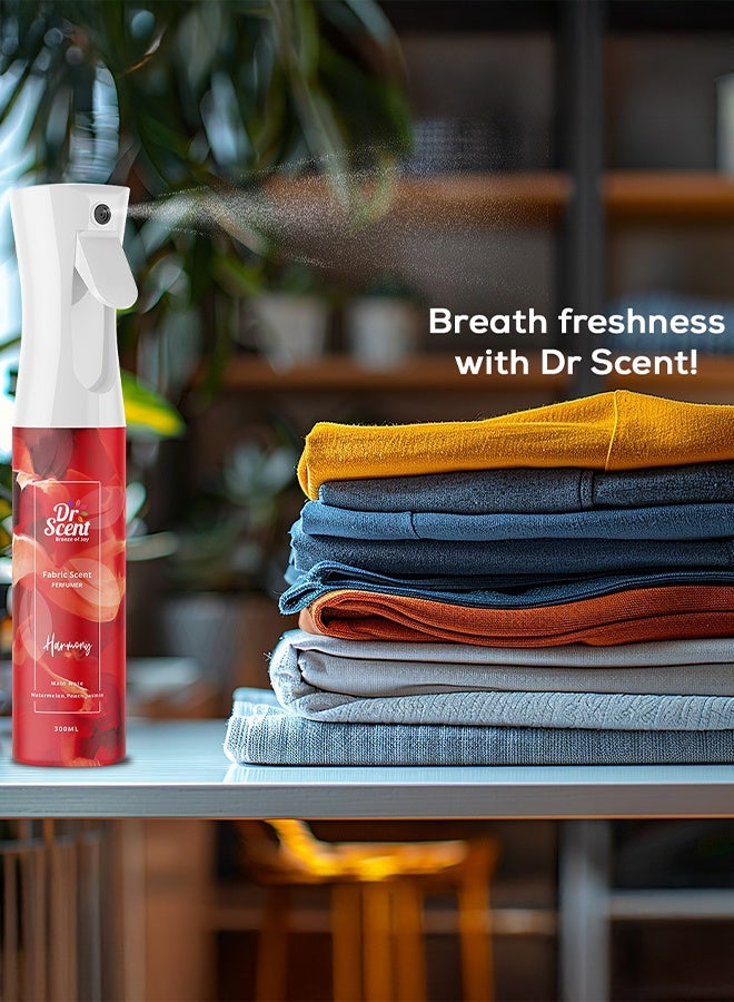 Dr Scent Breeze of Joy Fabric Spray Harmony with Fruity Notes Fresh Watermelon, Peach and Ending with sweet Notes Jasmine (300ml) - Image 4