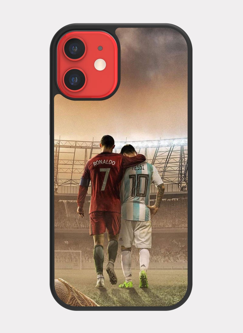 PXLAAT iPhone 12 Mini case cover Messi And Cristiano Ronaldo - Image 1