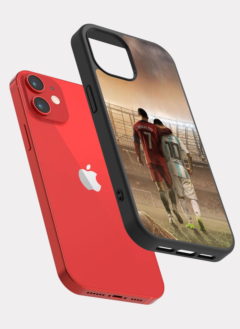 PXLAAT iPhone 12 Mini case cover Messi And Cristiano Ronaldo - Image 2
