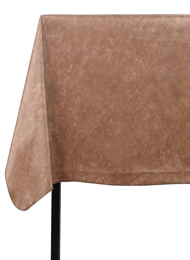 YOURTABLECLOTH مفرش طاولة مستطيل أو مربع من الفينيل المتين من Yourtablecloth - مفرش طاولة متين بسماكة 6 - ظهر من الفلانيل - مفرش طاولة سهل التنظيف بألوان زاهية ومقاسات متعددة 52 × 70 بنقشة الجمل - Image 1