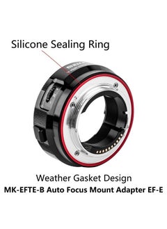 Meike MK-EFTE-B Auto-Focus Mount Adapter for Canon EF/EF-S Lenses to Sony E Mount Cameras A7SII A7 A6000 A6500 A7SIII A9, etc  - Image 4