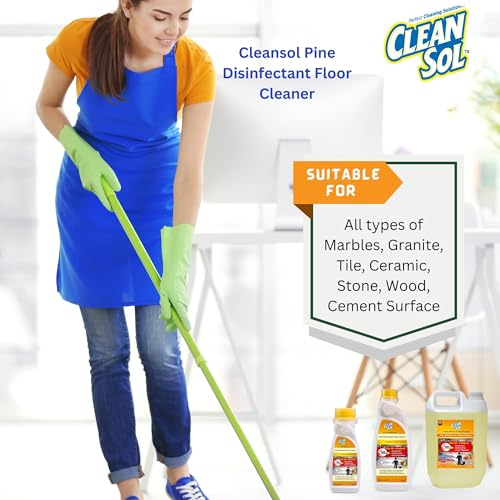 Cleansol Phenyl Concentrate – 250 mL | Makes 2–3 Litres White Floor Cleaner | With Natural Pine Oil & Citronella for Home & Commercial Use - Image 5