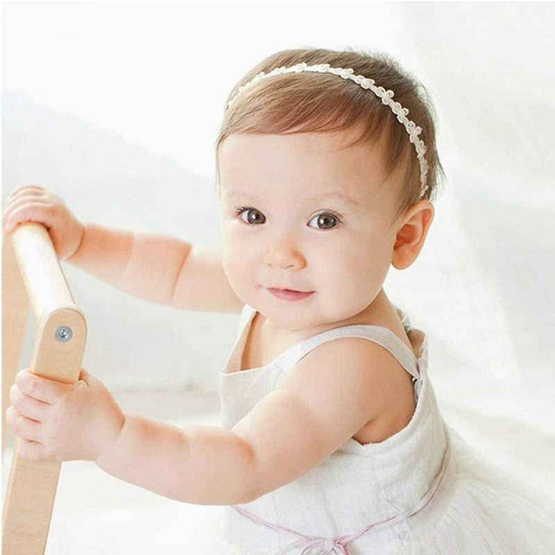 RQJ Christening Headband for Toddlers - Image 1
