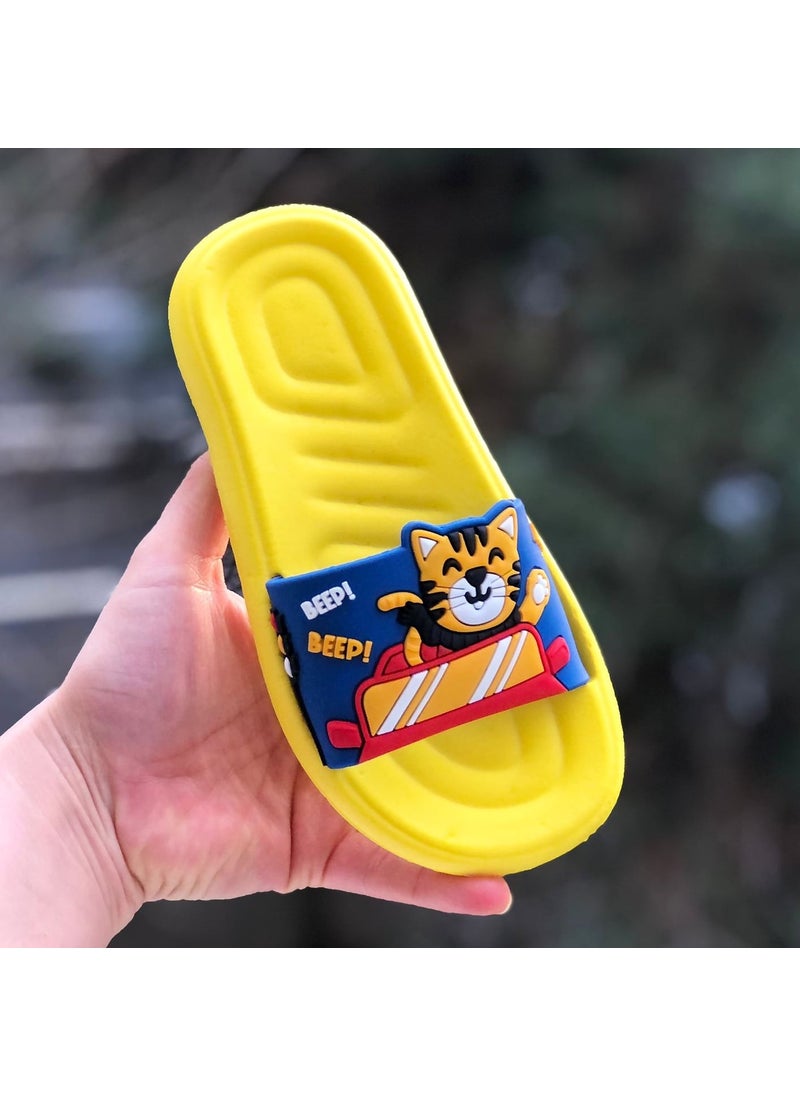 MyChild - Cute Animal Figured Children's Slippers, Non-Slip Sole Children's Slippers, Garden Sea Pool Slippers - Image 1