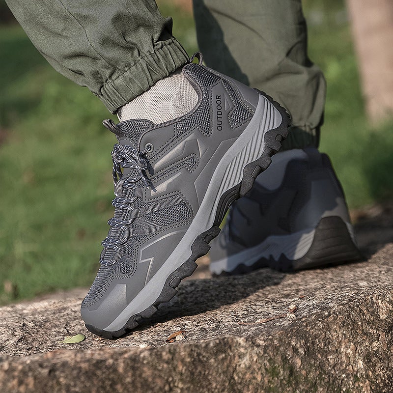 Couple'S Outdoor Sports Hiking Shoes Non-Slip Wear-Resistant Fashion Camping Hiking Shoes Men'S Anti-Collision Breathable Climbing Shoes For Children - Image 4