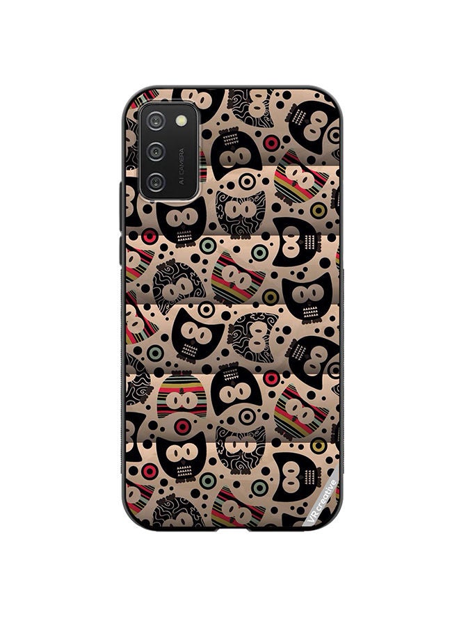 VR CREATIVE Protective Case Cover For Samsung Galaxy A02s Cartoon Owl Design Multicolour - Image 1
