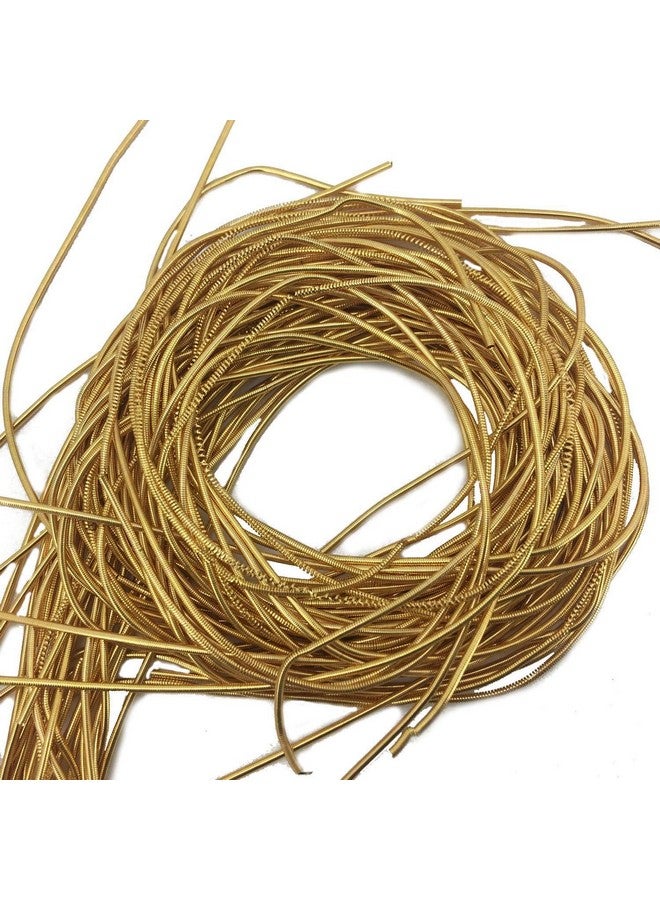 Aumni Crafts أسلاك بوليون فرنسي مرنة ناعمة 1 مم من أومني كرافتس زاردوسي [10 ألوان × 10 جرام، إجمالي 100 جرام] خيط نحاسي معدني لعمل التطريز والمجوهرات - Image 2