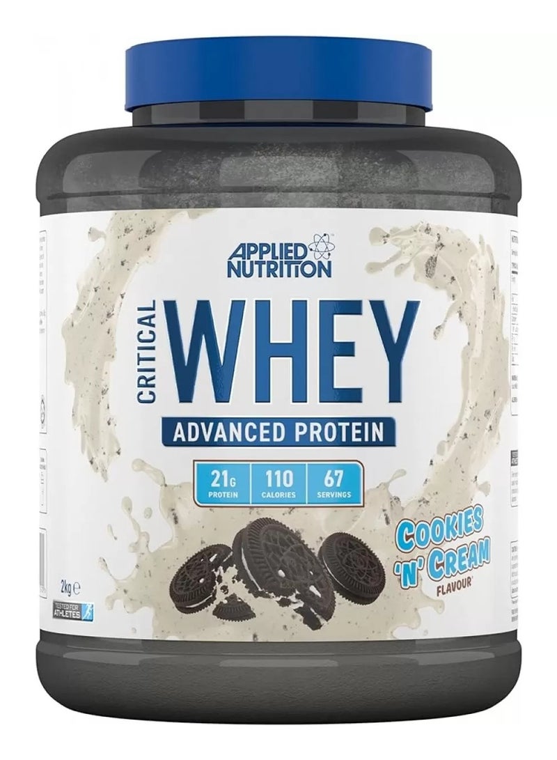 Applied Nutrition Critical Whey Advanced Protein Cookies & Cream 2Kg - Image 1