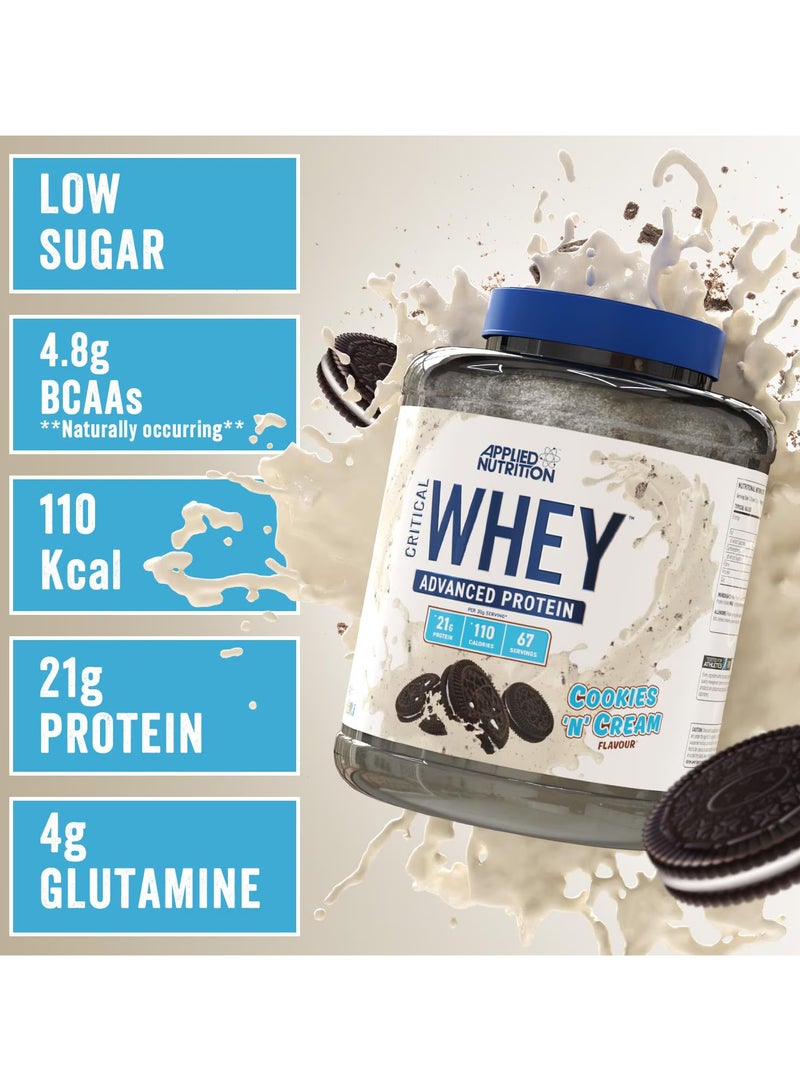 Applied Nutrition Critical Whey Advanced Protein Cookies & Cream 2Kg - Image 3