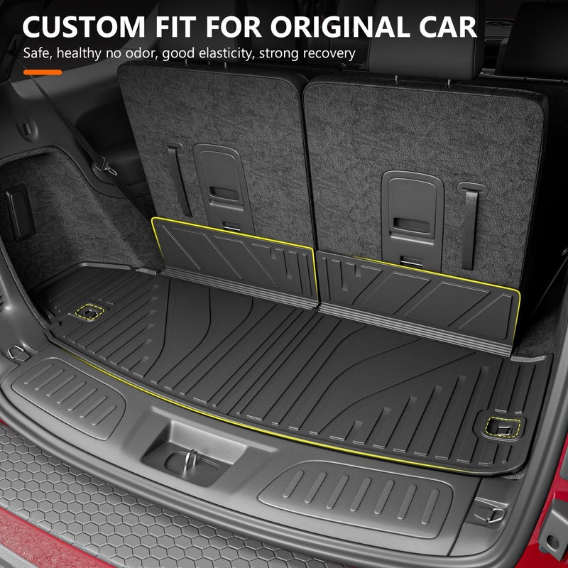 powoq Trunk Mat for Dodge Durango 2016-2024 - Image 2