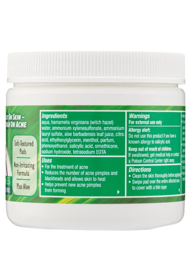 Stridex - Stridex Daily Acne Care Pads with Aloe Vera - Sensitive Skin - 55 Count - Image 1