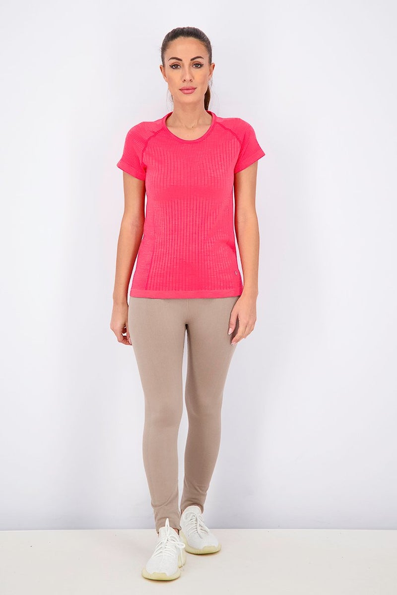 Women Sportswear Fit Outdoor Shirt, Heather Red