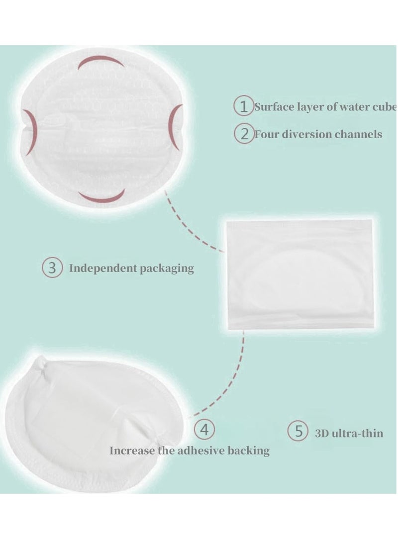 DMG TECH 100pcs Disposable Soft Nursing Pads Breast Pads  - Image 2
