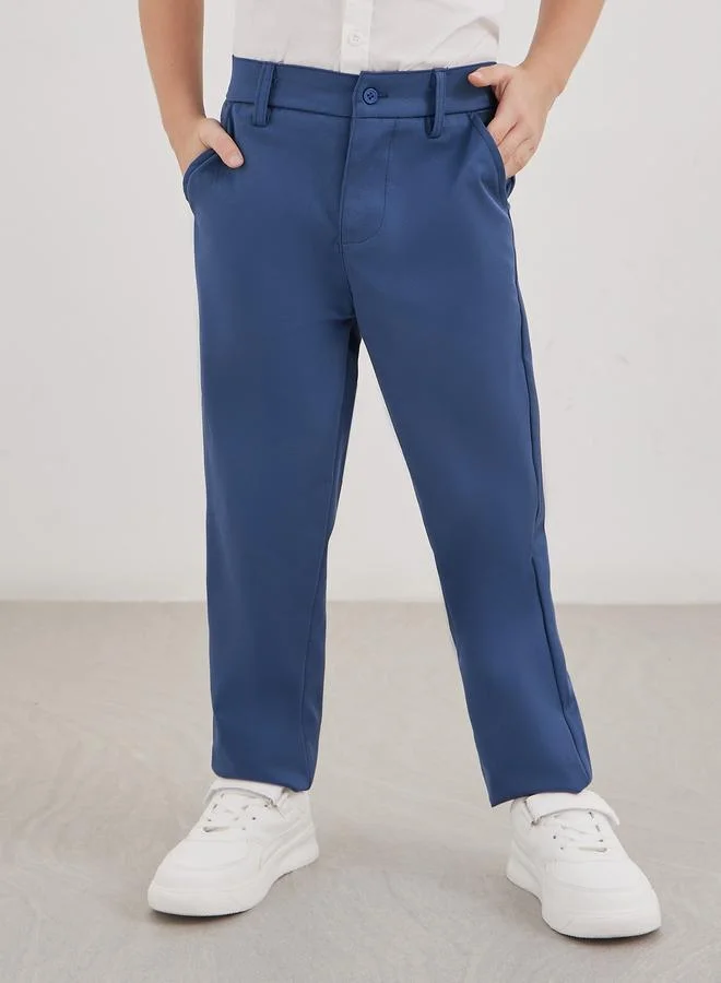 ستايلي Styli Toddler Boys school uniform pants
