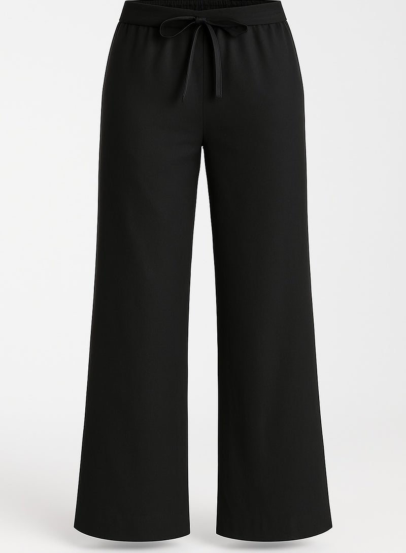 Soft Steps Soft Steps Women's Linen Pants black Size M  - Image 1