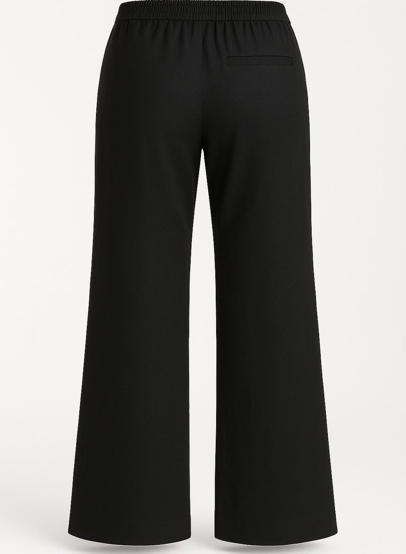 Soft Steps Soft Steps Women's Linen Pants black Size M  - Image 2