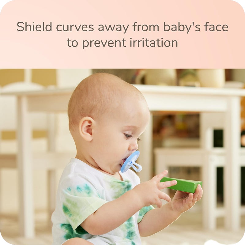 NUK لهاية NUK Comfy Duet 100% سيليكون 2 في 1 خالية من BPA - Image 4
