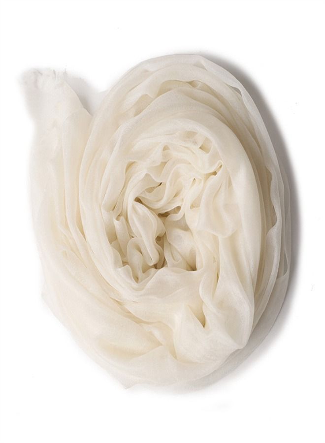 Loquat Solid Light Sunscreen Cashmere Scarf 