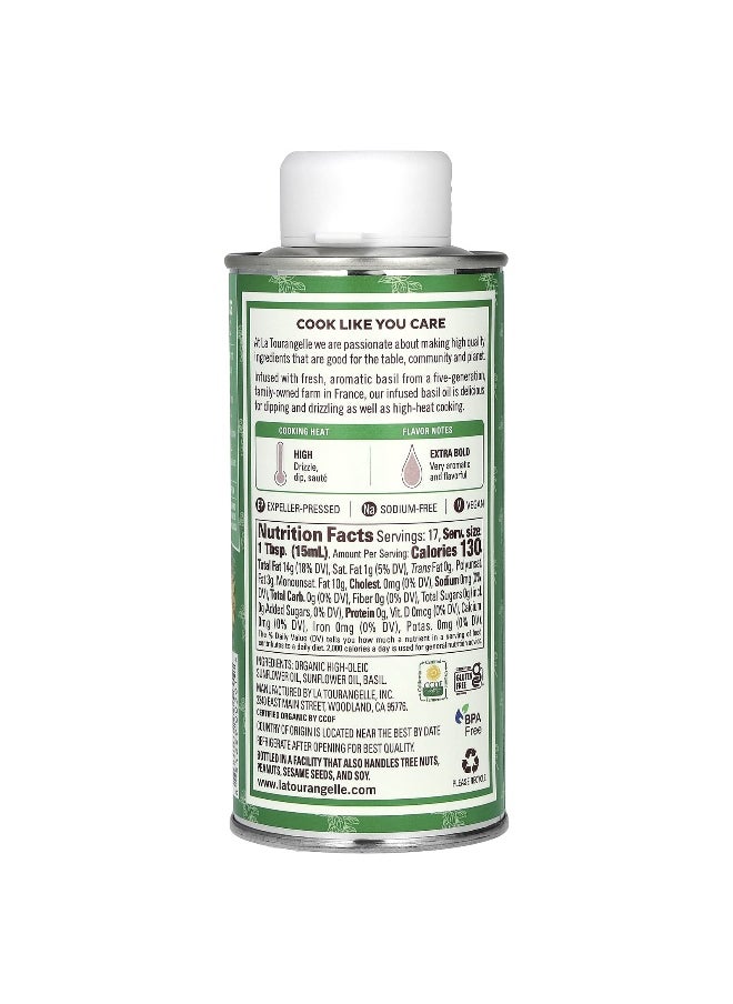 La Tourangelle La Tourangelle, Infused Basil Oil, 8.45 fl oz (250 ml)  - Image 2