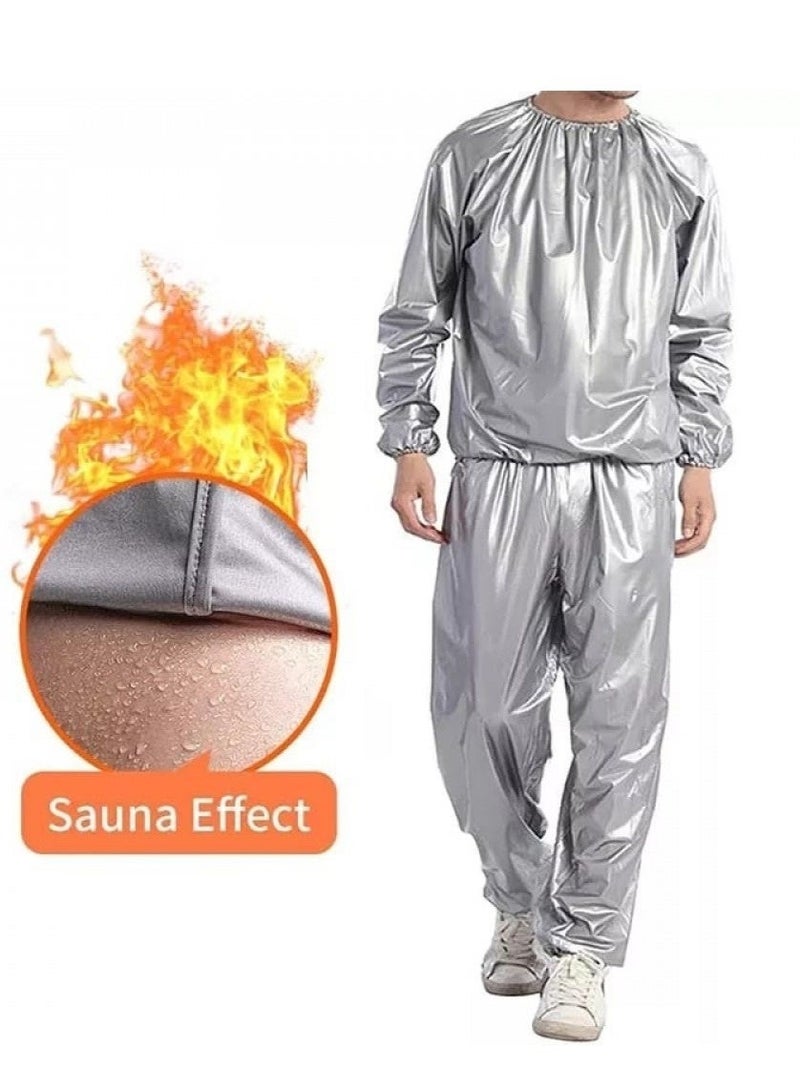 Slimming Sauna Suit for Unisex Free Size - Image 4