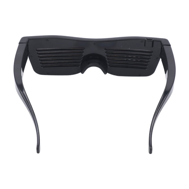 Led Glowing Glasses: 200 LED Beads ABS Plastic 180mAh Battery - APP Control Customizable Patterns Multi Language Support - Colorful Light Up Glasses for Parties Clubs Concerts Events - Image 5
