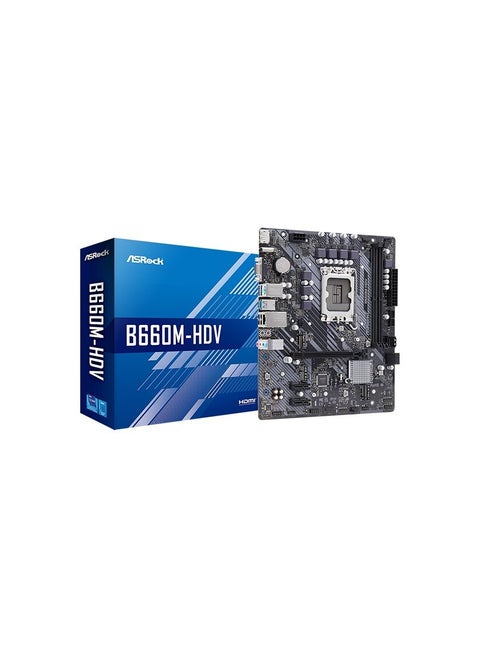 ASROCK B660M-HDV – DDR4 – LGA 1700- INTEL Motherboard