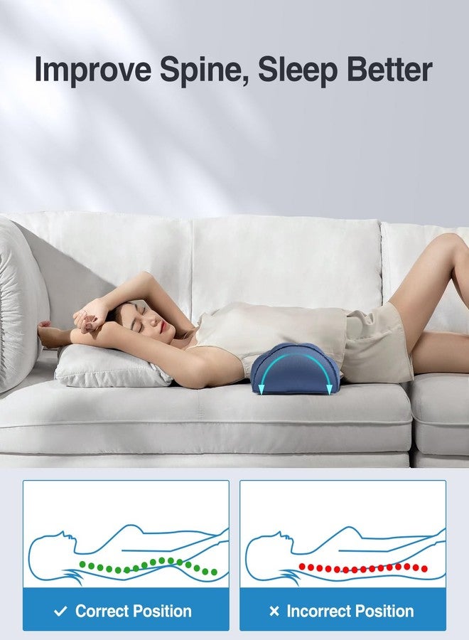 لوكس تيود وسادة لوكستود القابلة للنفخ للساقين، وسادة نصف قمرية أسفل الركبة للنوم على الظهر، وسائد للساقين للنوم على الجانب، وسائد لرفع الساق لدعم الركبة أو أسفل الظهر أو الكاحل أو القدم - Image 4