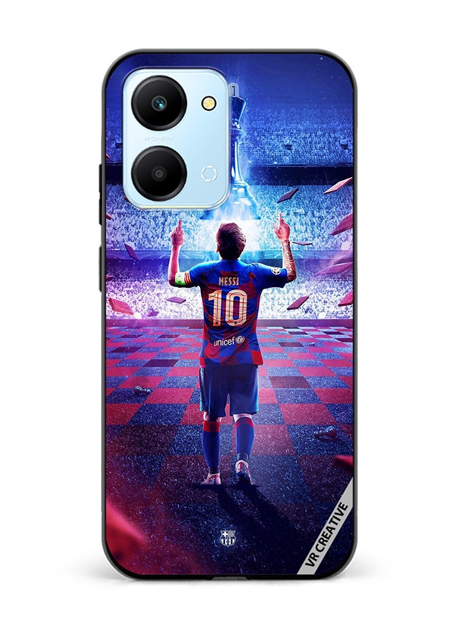 VR CREATIVE Protective Case Cover For Honor Play7T Messi Design Multicolour - Image 1