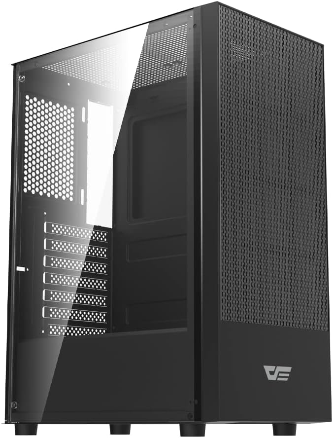 Darkflash A290 كيس كمبيوتر + 3 مراوح (أسود) - Image 1