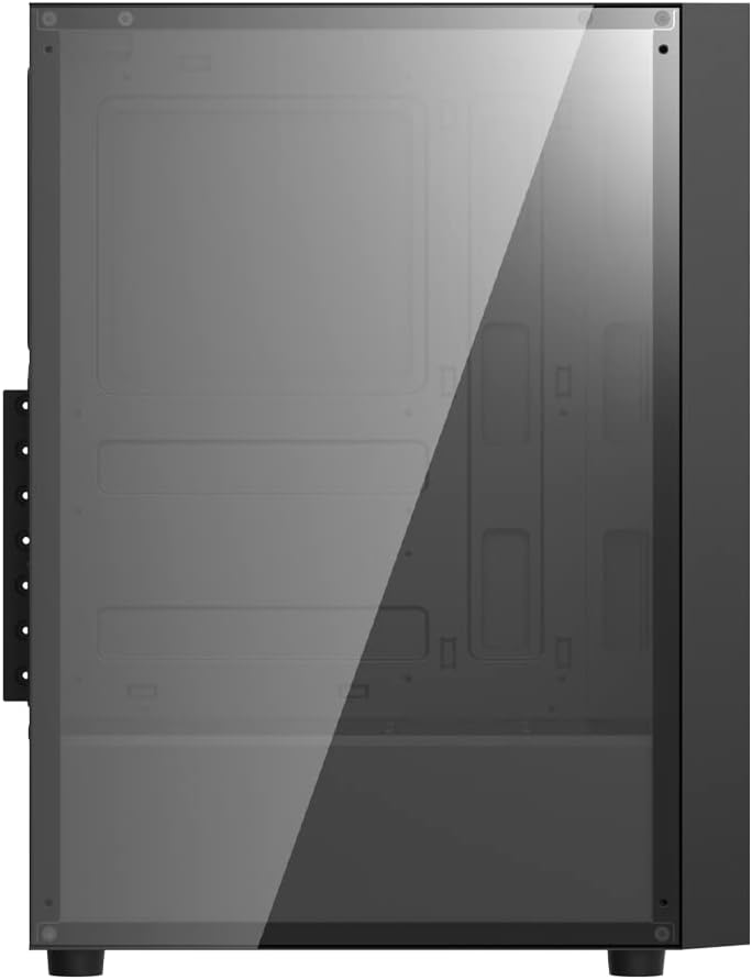 Darkflash A290 كيس كمبيوتر + 3 مراوح (أسود) - Image 2
