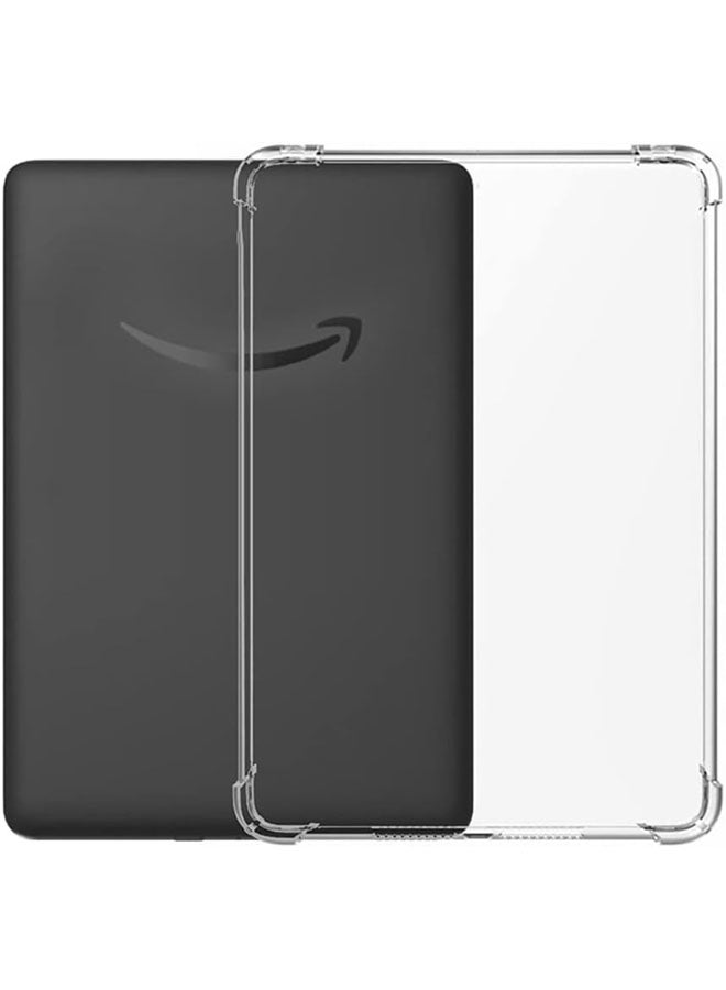 سجيت غطاء متوافق مع كيندل بيبرو وايت 7 بوصة الجيل الثاني عشر (2024) وكيندل كولورسوفت الجيل الأول (2024) غطاء خلفي نحيف للغاية مقاوم للصدمات مصنوع من السيليكون الشفاف المتجمد TPU - Image 1