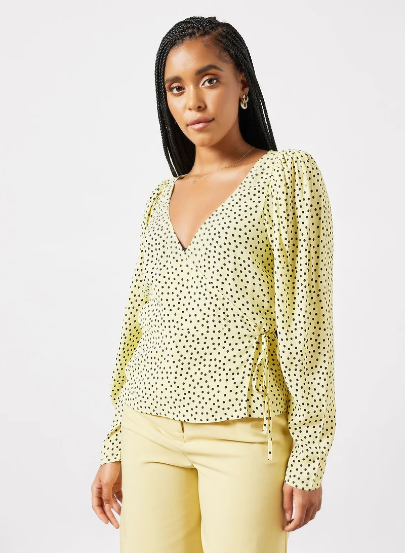 MANGO Polka Dots Blouse