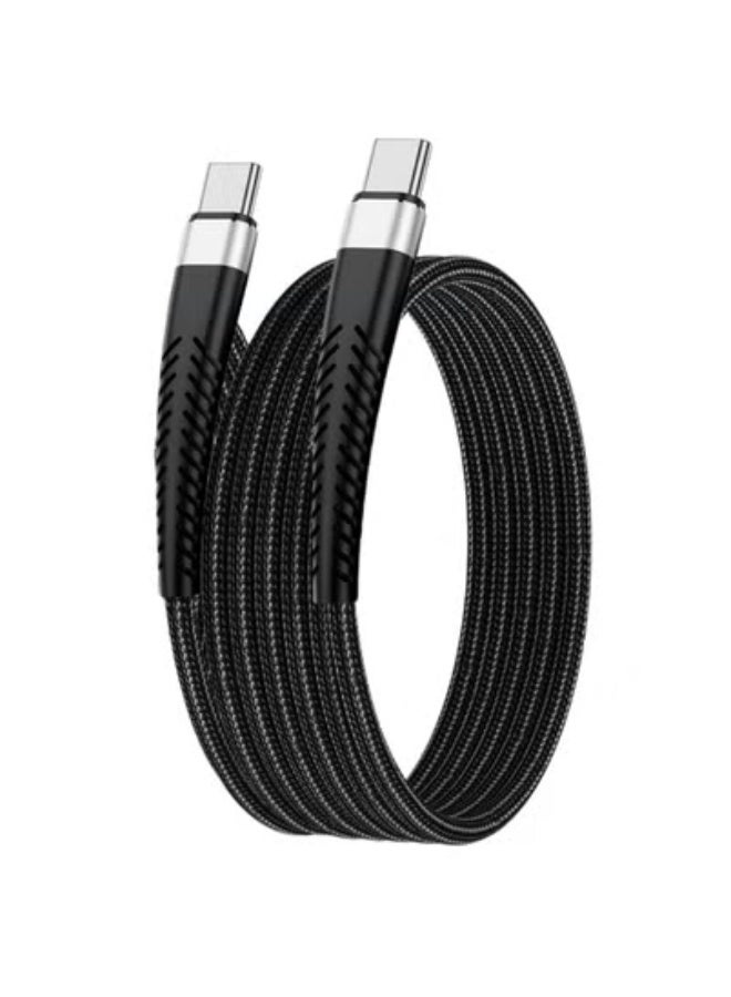 PROMASS USB C to USB C cable, 3 meters long, braided with Power Delivery technology, 100 watts, for fast charging for iPhone 16 Pro Max, iPhone 15 Pro, iPad Mini 6, MacBook Pro 2021 14 and 16 inches, Mac Air, 12.9 Samsung S24 Ultra, Huawei P40 - Image 1