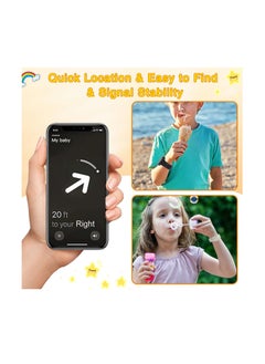Y&D 2 Pack Airtag Bracelet for Kids Waterproof Silicone Wristband Full Case Cover Holder Anti Lost Band Hidden Accessories Toddler Child Strap Black And Gray  - Image 2