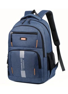 Generic Durable Backpack For Boys And Girls Suitable For Travel University College School Or Work Large Capacity Adjustable Strap Design Polyester Lining Durable Zipper Pockets For Laptop Books And Travel Essentials Blue  - Image 1