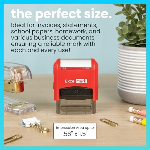 ExcelMark Self-Inking Rubber Teacher Grading Stamp - BUEN Trabajo - Image 2