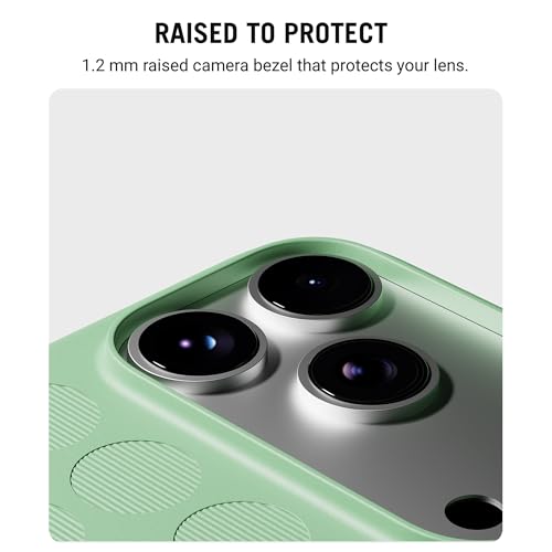 DailyObjects iPhone 17 Pro Stack Signature Magnetic Case Cover | Compatible with Magsafe | Camera & Body Protection | Shock/Scratch Proof| Dual Hybrid Protection | Wireless Charging - Mint Green - Image 3