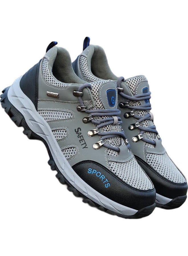 Jingtu Men'S Safety Shoes Steel Toe Anti-Smashing Puncture-Proof Breathable Lightweight Safety Work Protective Shoes 2135T 40 - Image 2