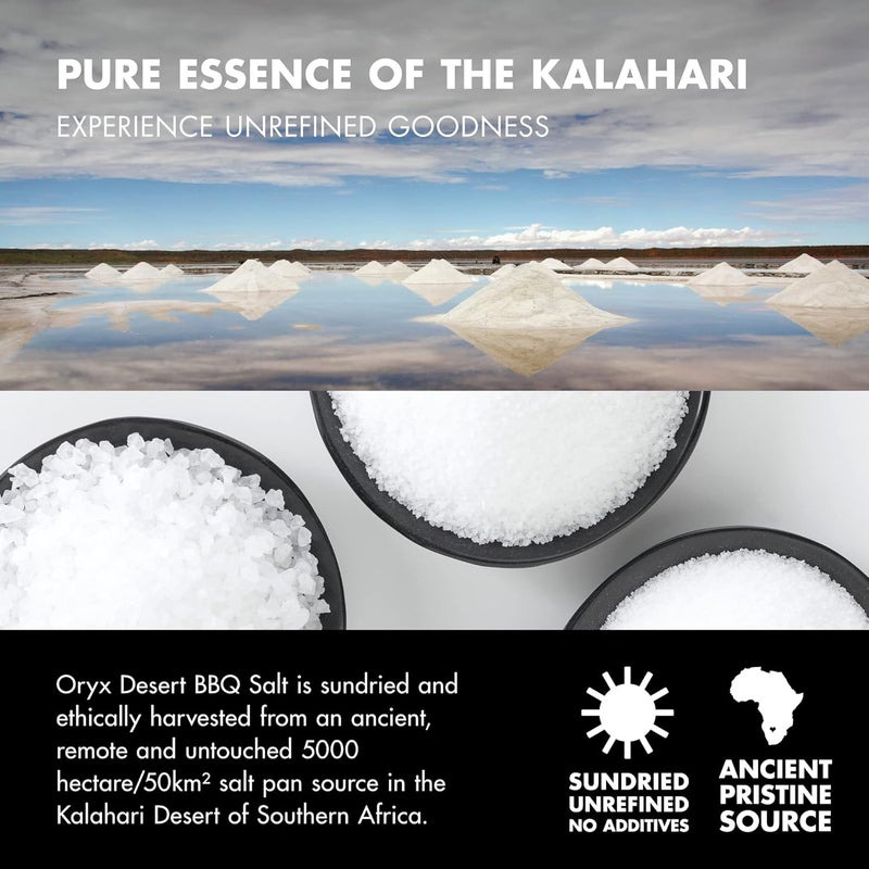 Oryx Desert Salt خلاط توابل باربكيو ملح أوريكس الصحراوي - 2.29 أونصة من التوابل العضوية الفاخرة - Image 3