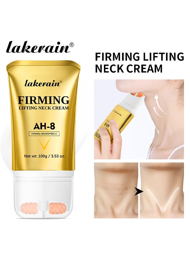 lakerain AH-8 Firming Lifting Neck Cream ，for Crepey Skin Body Care - Neck Firming Cream Contains Hexapeptide, Moisturizing, Tightening Lotions Cosmetic Skin Care & Repair 100g - Image 1
