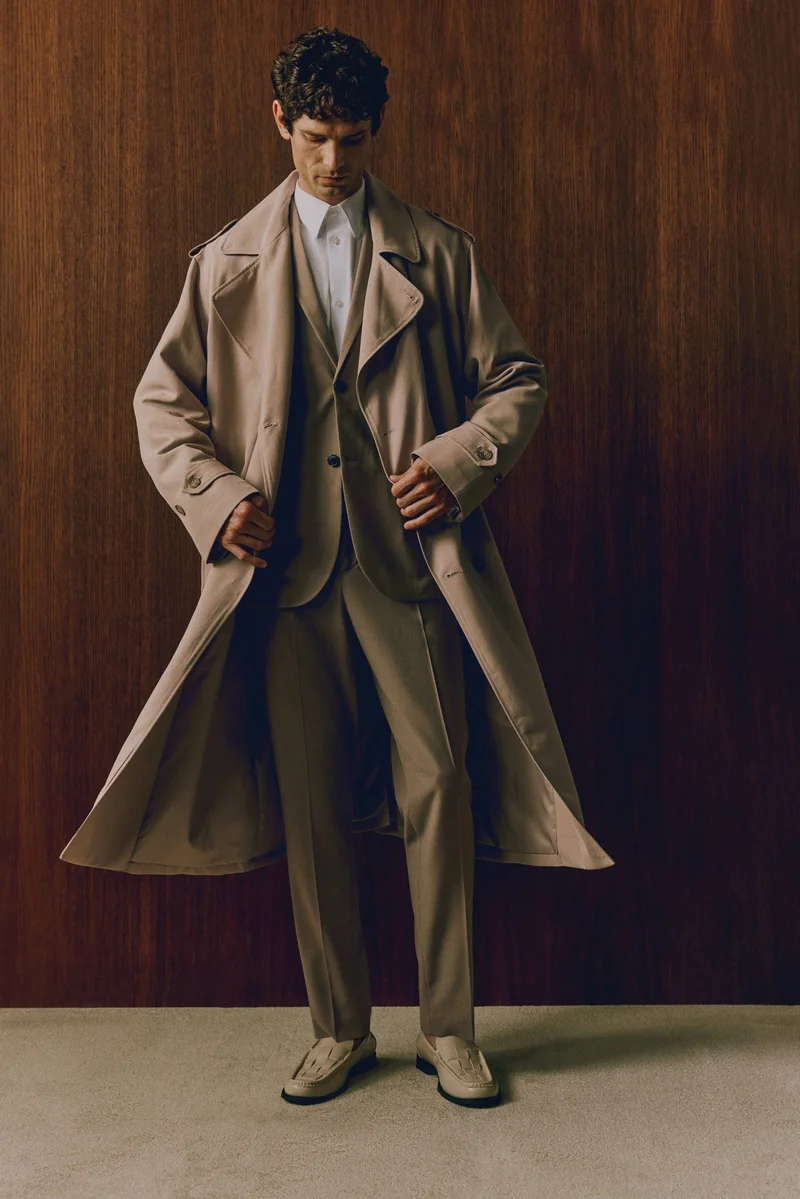 اتش اند ام بنطلون بدلة بقصّة سلِم