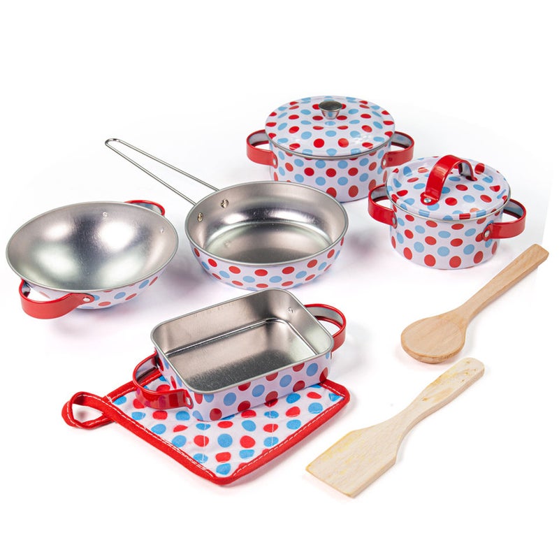 BIGJIGS Spotted Kitchenware Set Bj631