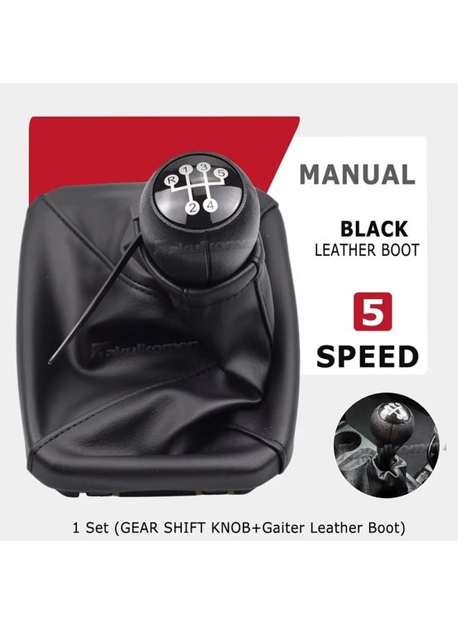 Premium 5 Speed Gear Shift Knob Head Boot Cover For Opel Meriva A 2003-2010 - Image 4