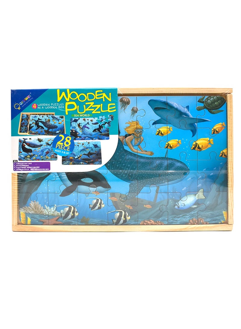 كسيسوي لغز خشبي 28 قطعة - Image 1